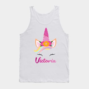 Name victoria unicorn Tank Top